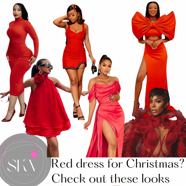 Red for Christmas? Check out these 5 festive looks!!